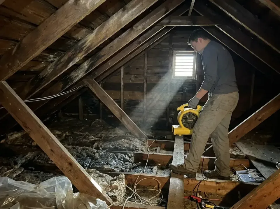 attic-water-damage-drying-proc-007 — frequently asked questions, Emergency Water Extraction & 24/7 Flood Response in Soudert…